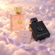 Close-up of the First Dance kit with the Now, breathe card and the Scent Harmony ribbon