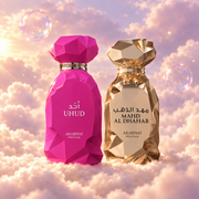 The pieces of the Golden Horizon gift set