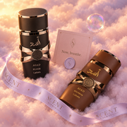 Close-up of the Lion's Den kit with the Now, breathe card and the Scent Harmony ribbon