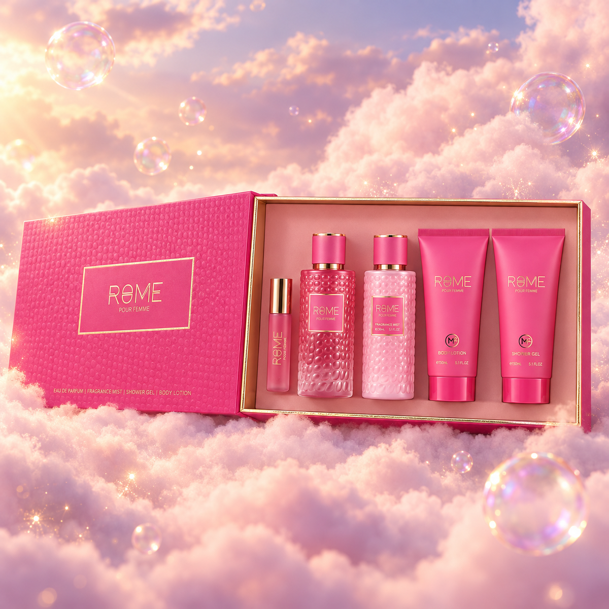 Rome Pour Femme · Set de 5 piezas