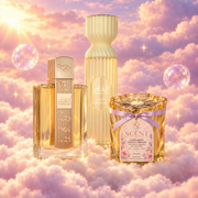 The pieces of the Velvet Dusk gift set